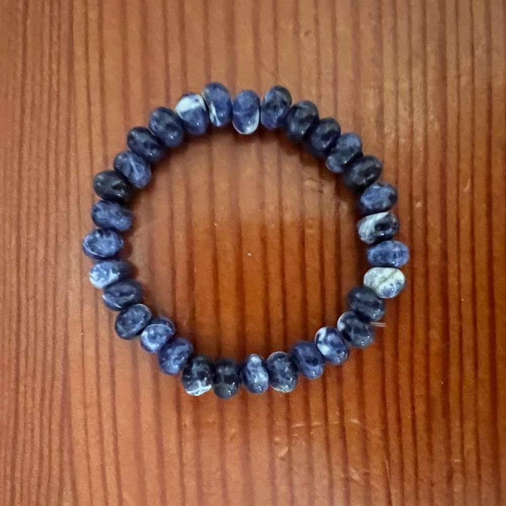 4/$20 🦋 Blue Beaded Boho Stretch Bracelet